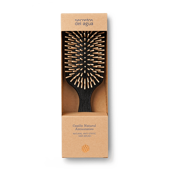 Natural Anti-Static Hair Brush - Secretos del Agua